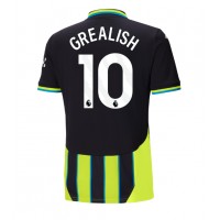 Manchester City Jack Grealish #10 Vonkajší futbalový dres 2024-25 Krátky Rukáv